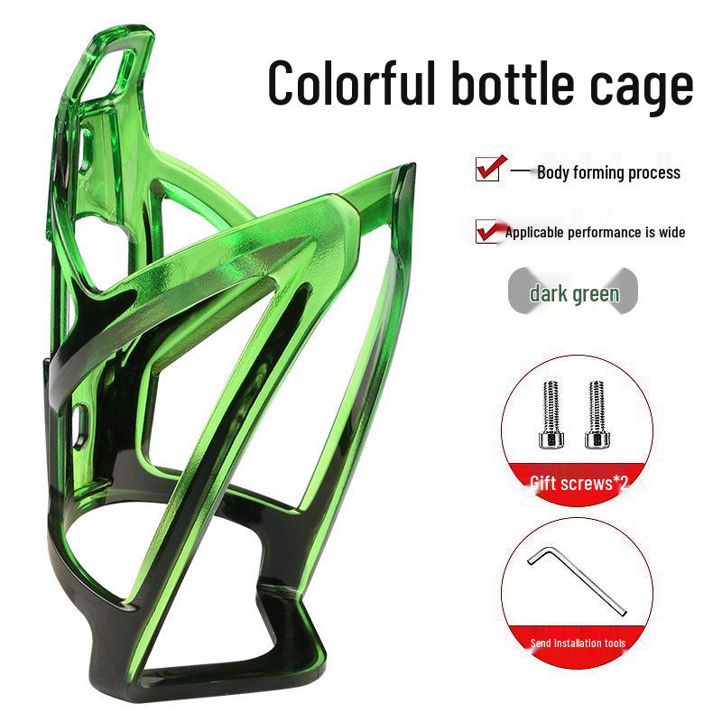 Bicycle Water Bottle Cage: Road & Mountain Bike Cup Holder - Complete Cycling Gear Accessory.