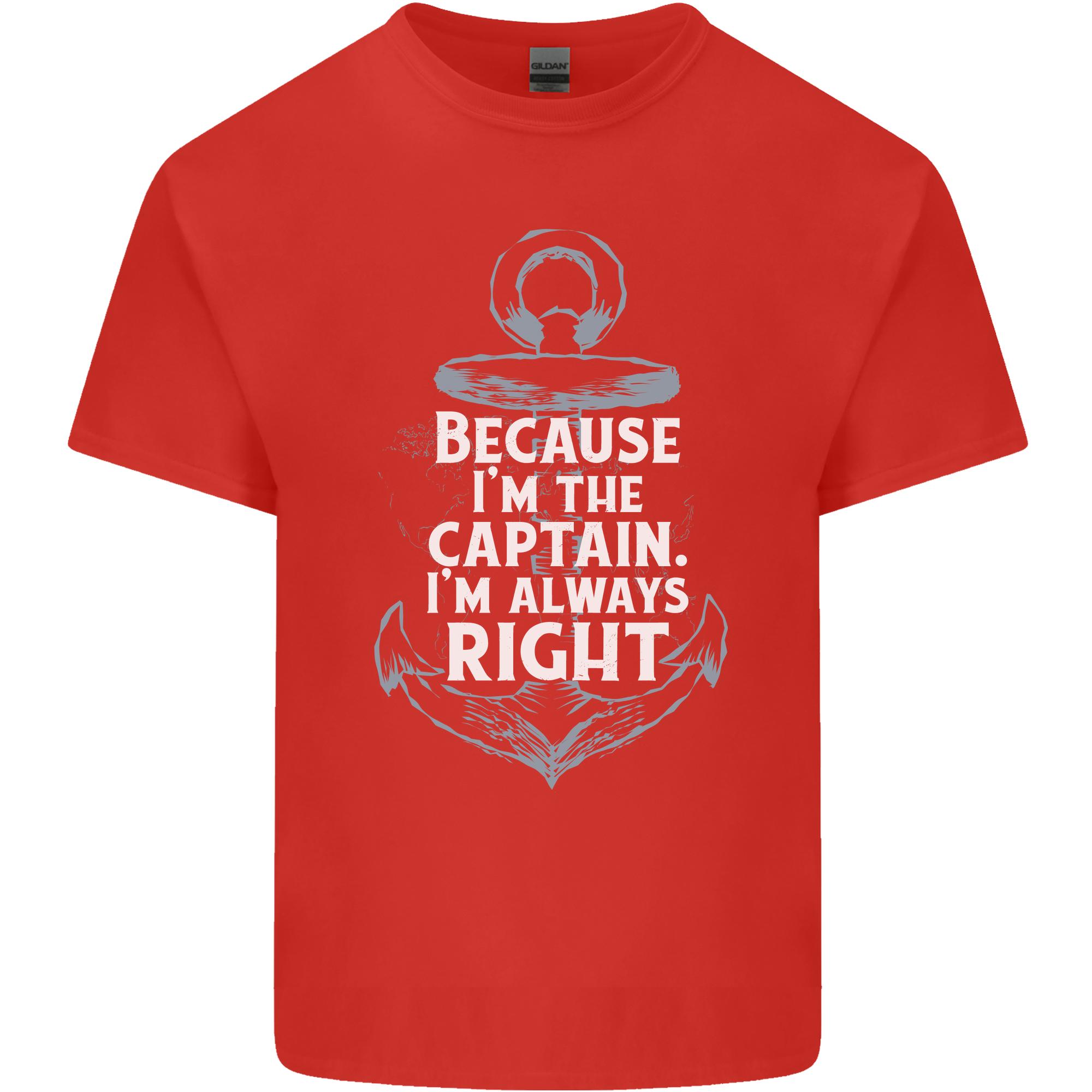 Sailing Captain Narrow Boat Barge Sailor Unisexs Light Cotton TShirt S