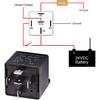 EHDIS Motor Relay 5 Pin 24V Coil 40amp Spdt Model No.: JD2912-1Z-24VDC 40A 28VDC, Contactor Relay Switch Power, Auto Switches & Starters, 5 Pack