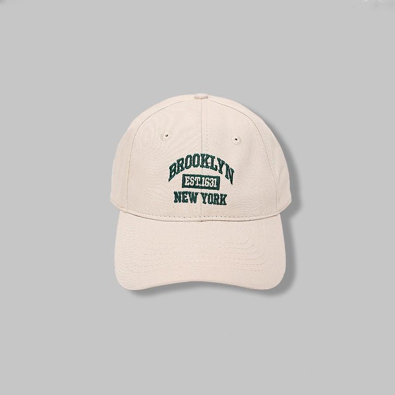 Fashionable and Versatile Letter Embroidered Baseball Cap For Women In Spring and Summer Korean Style Adjustable Duckbill Cap