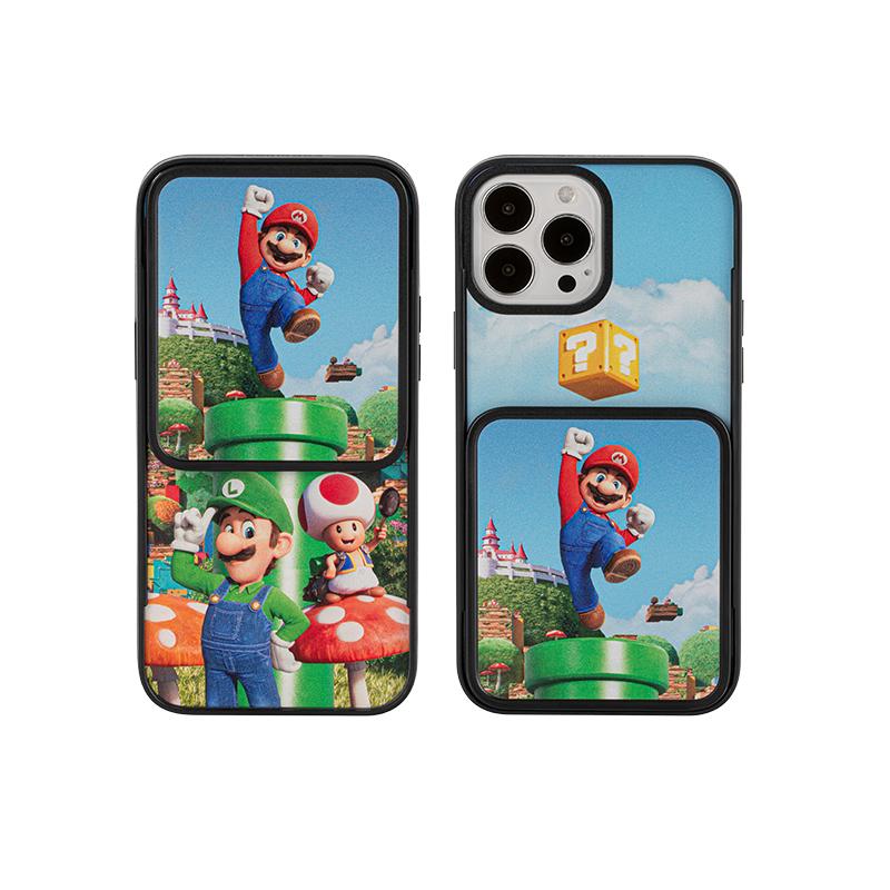 New POP MART Super Mario Collection Luigi Toad Sliding Trend Based Products PPMT-2310-0039