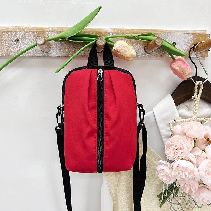 Stylish Japanese Fashion Street Crossbody Bag Small Square Design In Versatile Colors