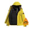 Men Women 3-in-1 Waterproof Windproof Down Jacket Outdoor Hiking Camping Skiing