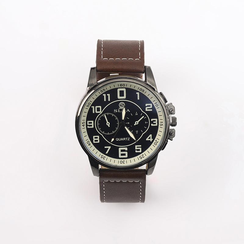 Fashion Trend Men S Watch Men S Retro Digital Face Belt Watch Student Quartz Watch