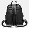 IELGY Black Backpack Korean Version Travel Large Capacity Backpack