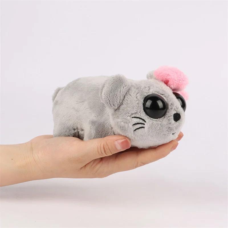 Sad Hamster Musical Plush Toy Kawaii Soft Stuffed Animal Cute Hamster Plushie Doll For Christmas Birthday Gift