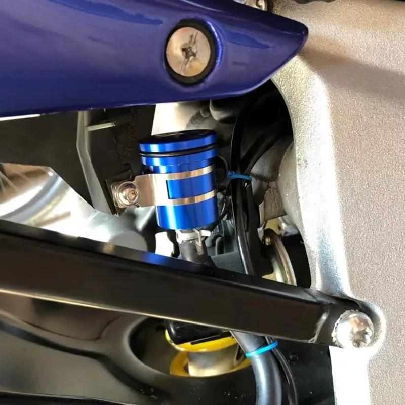 Universal Aluminum Alloy Motorcycle Brake Fluid Reservoir Motorbike Rear Clutch Tank Oil Fluid Cup for DUCATI YAMAHA SUZUKI