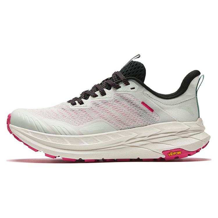 

Anta Cushioning, Wear Resistant Low top Trail Running Shoes Women s Light Green Black Pink 122425510-1 38