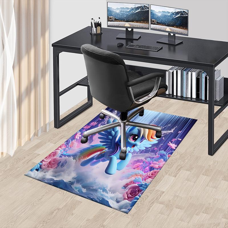 1PC Rainbow Dash, Fantasy World Extra Large Non Slip Floor Carpet, Office, Family, Bedroom, Studio Large Area Rug Indoor Rugs