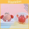 Cute Abs Crab Wind-up Baby Bath Toy For Kids Swimming Claw Swing 12*5*9