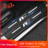 2026 Hot Sticker for Volkswagen VW Car Door Sill Sticker Carbon Fiber Protector Anti-Scratch Pad Rline R Line Badge Trunk Edge S