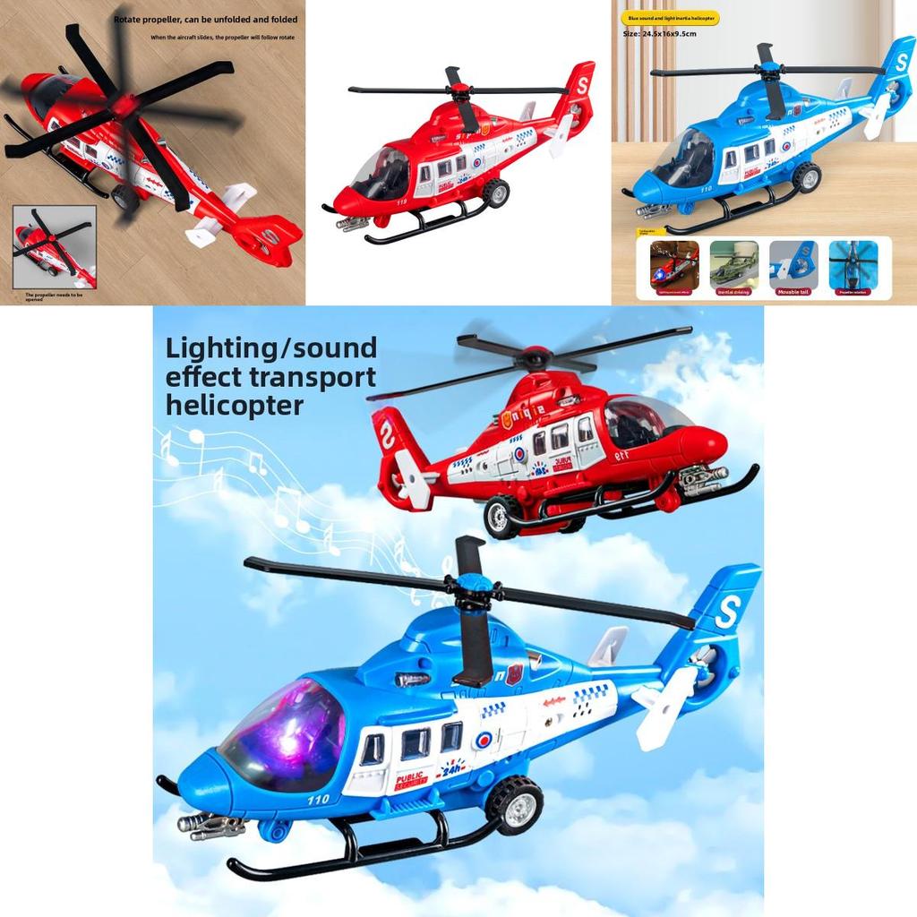 Rettungshubschrauber Spielzeug für Kinder Mit Lichtern und Geräuschen Zum Spielen und Lernen für Kinder