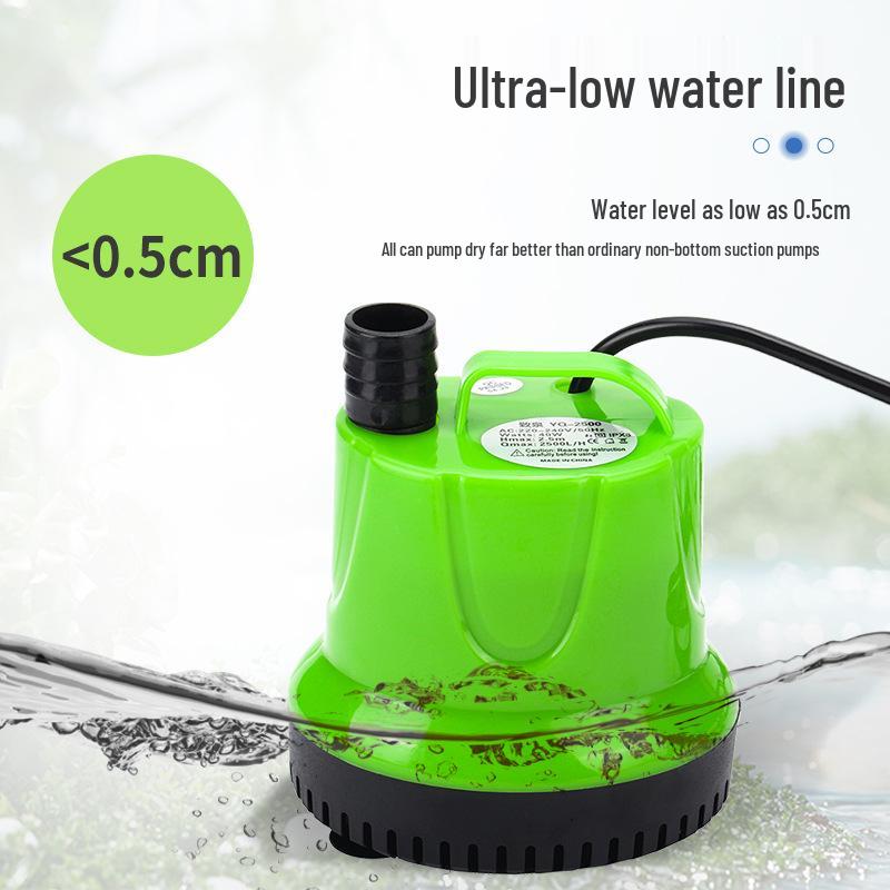 Bomba Sumergible de Fondo para Acuario de 110V para Paisajismo y Circulación de Agua