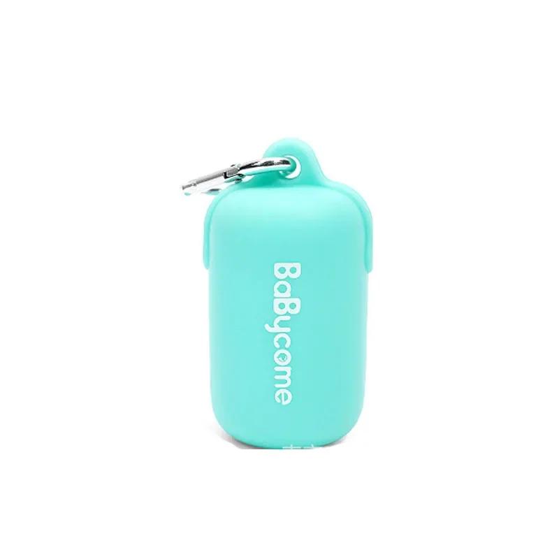 

Держатель для диспенсера для собачьих какашек с карабином для путешествий на открытом воздухе для сбора отходов домашних животных Силиконовые аксессуары Экологичные товары Товары синий