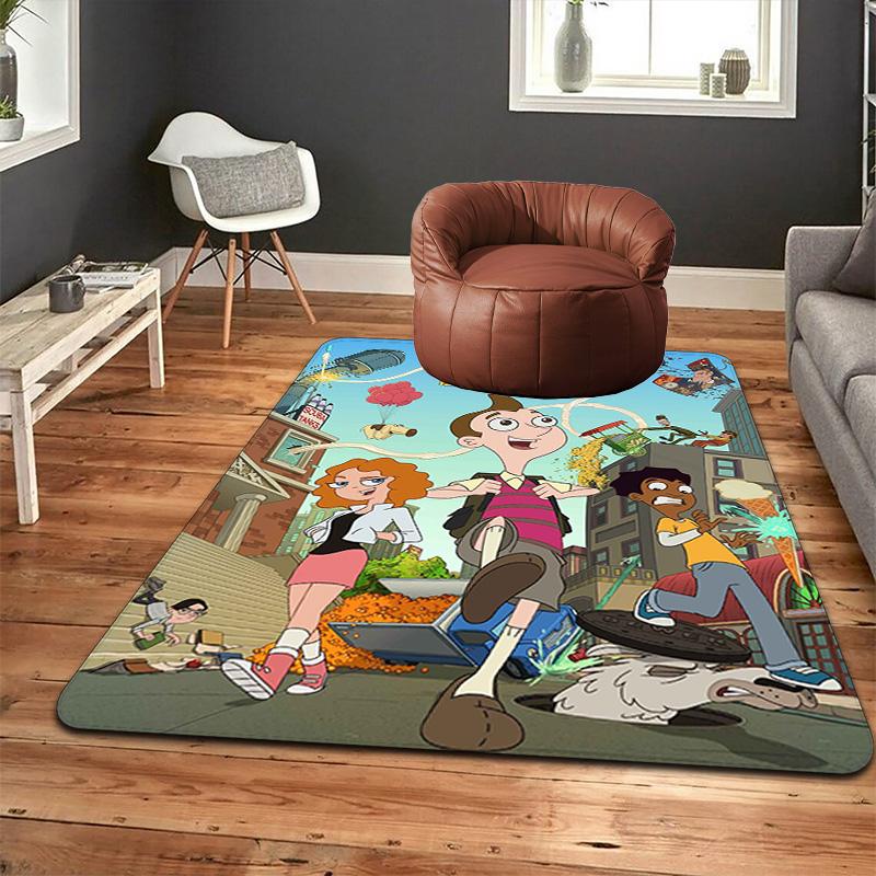 Milo Murphy's Law Rug Floor Mat for Living Room or Bedroom Soft and Comfortable Carpet a Gift for Birthday and Holiday.DFF0925487