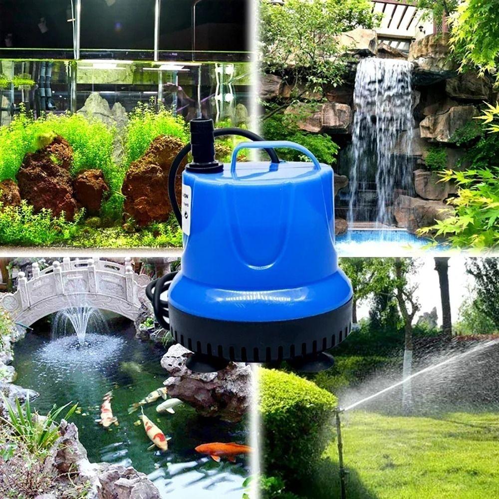1Pcs AC220V Submersible Pump 3 in 1 Water Filter Pump  Fountain Rockery Fish Tank
