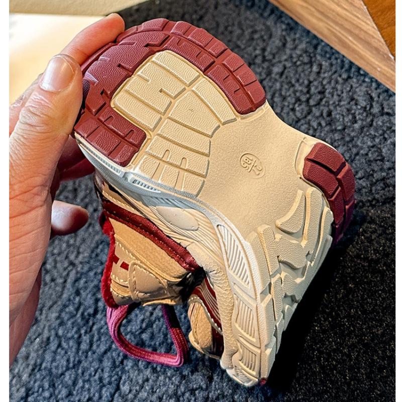 Winter Hot-selling Boys and Girls Plus Velvet Warm Fashion Casual Soft-soled Sports Shoes