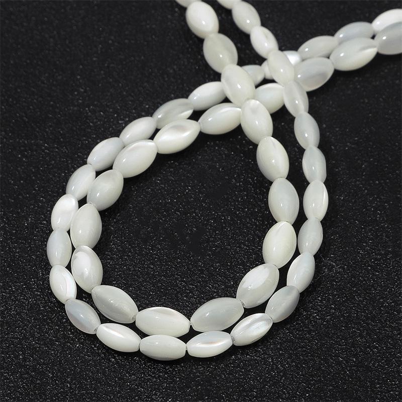 Seashell Bamboo Bead Jewelry Collection: Versatile Handmade Bracelet, Necklace & Earrings Accessories.