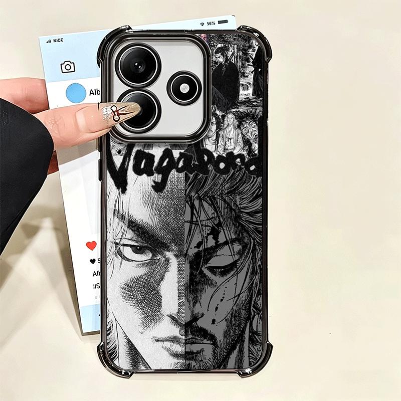 Vagabond Samurai Manga Soft Phone Case For Xiaomi Poco X7 X8 Pro Max X6 X5 X3 F8 Ultra F7 M8 M7 M5S Redmi 15C 15A 15 14C 13C 12C