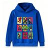 Kids Boys Girls Pullover Hoodie, Cute Superhero Cartoon Printed Long Sleeve Casual Sweatshirt, Comfortable Hooded Top for Daily Wear and Party Gift