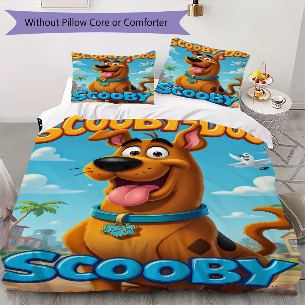 Halloween fantasy comedy adventure cartoon movie Scooby-Doo provides comfortable bedding covers and pillowcases for home use (without core) K11