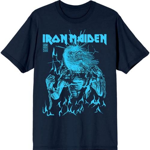 Iron Maiden Unisex Adult 50 Life After Death Flames T-Shirt