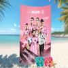 Beach Towel with Inter Miami CF Pattern - soft,absorbent,machine washable Lightweight&Modern,swimming,Travel Essentials
