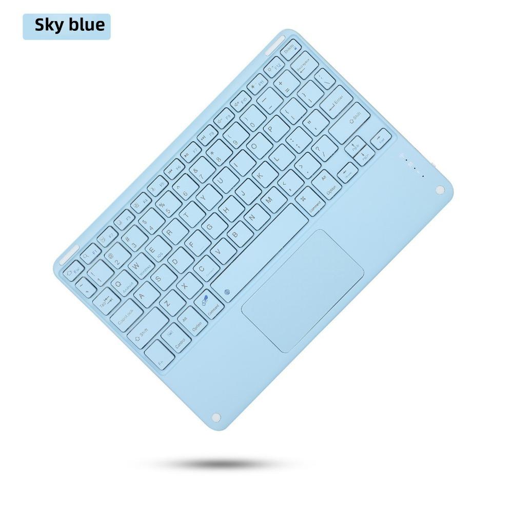 Bluetooth Keyboard with Touchpad for iPad iPhone Tablet Silent Rechargeable Wireless Keyboard Mouse Combo