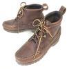 Ralph Lauren Leather Short Boots 6B 22.0-23.0 Brown Work Trekking Shoes(USED)