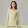 Women's Extra Thick Fleece-Lined Acrylic Thermal Base Layer Top