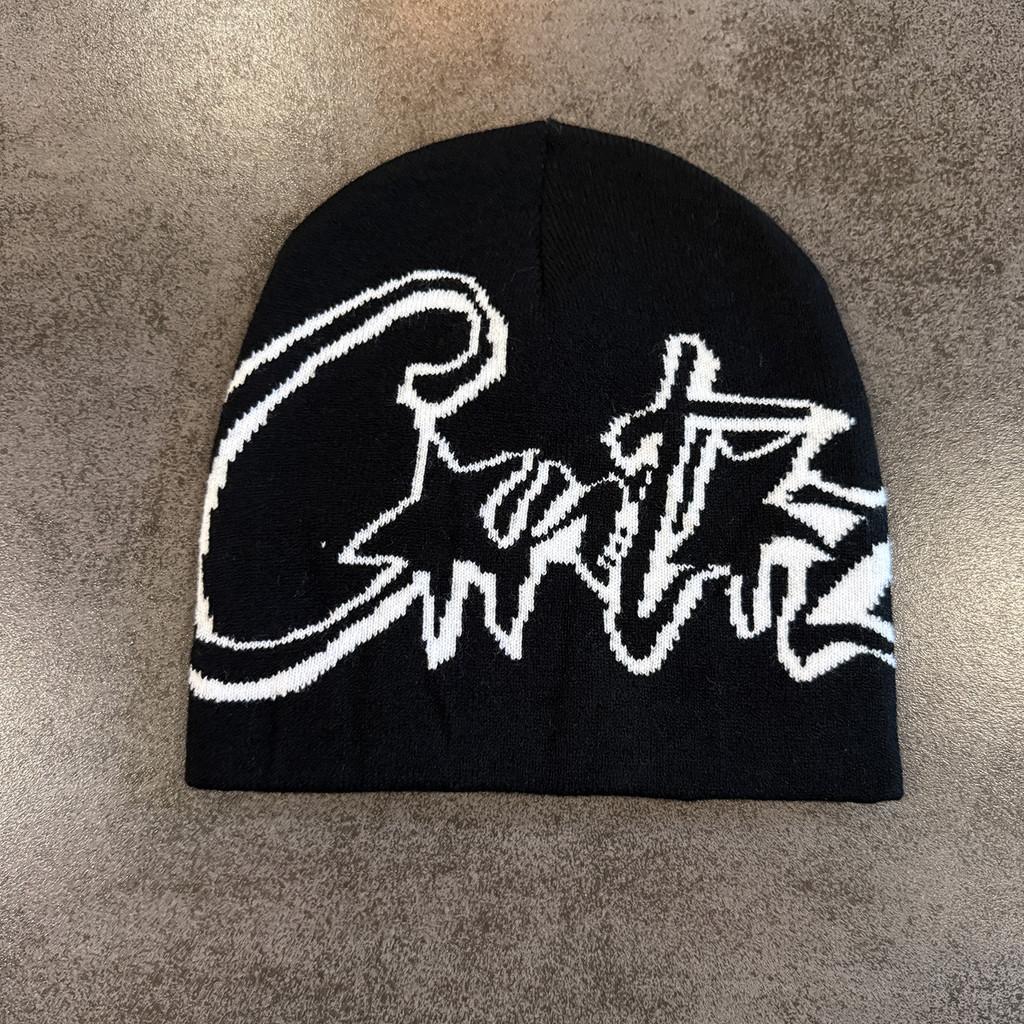 Cap Acrylic Knit Letter Pattern Men Women Sports Casual Wear Decoration Supplies