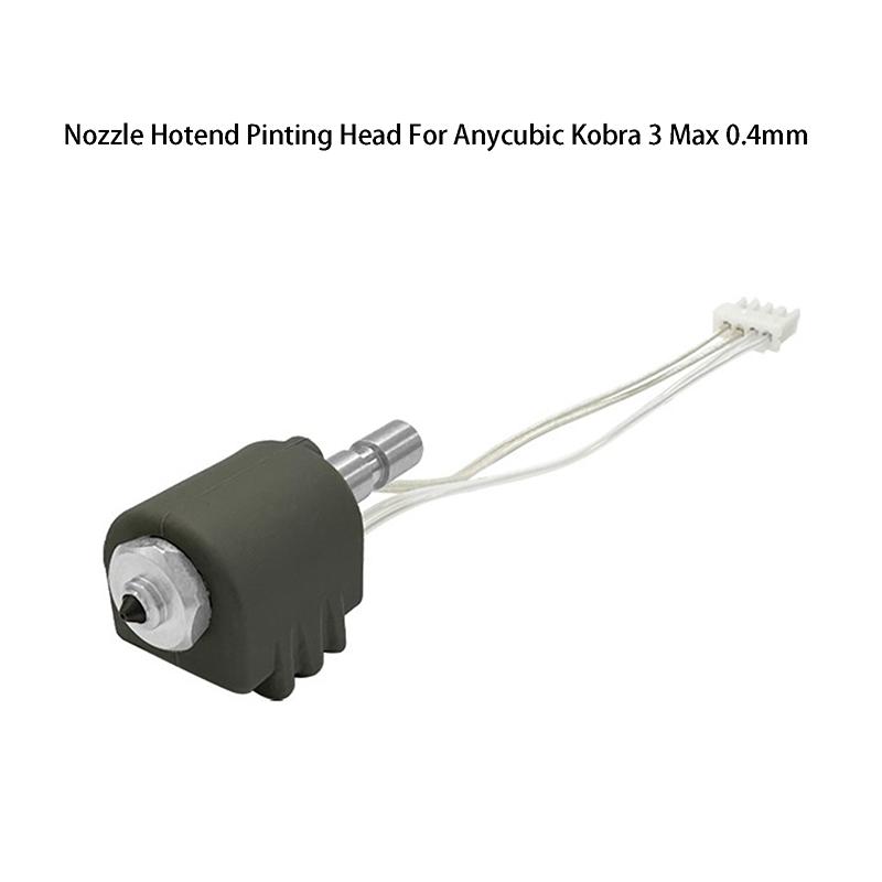 For Anycubic Kobra 3 Max Nozzle Kit Hotend Pinting Head Quick Swap Nozzle 3D Printer Hardened Steel 0.4Mm For Kobra 3 Max Combo
