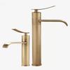 Bronze Basin Faucets Bathroom Faucet Hot & Cold Brass Bathroom Sink Faucet Deck Mounted Lavotory Faucet