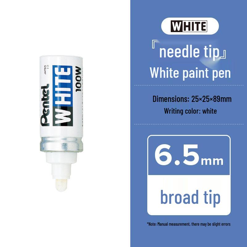Pentel Oil-Based White Paint Marker for Industrial and Tire Touch-Ups белый
