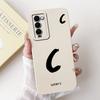 For Tecno Camon 18 CH6 CH6n 18P CH7 Cover Techno Camon 18T Case Simple Fashion Letters Pattern Design Silicone Shockproof Bumper