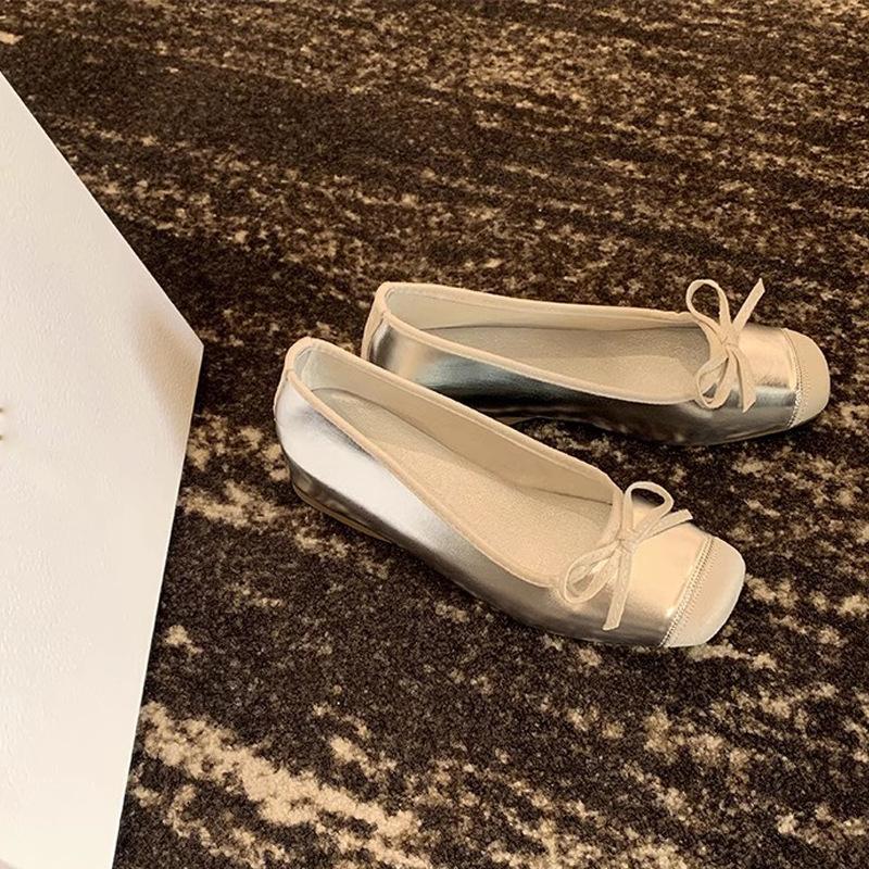 

Виноградная мать внутренняя высота увеличение бант слово мелкий рот балет полуботинки женские новые 34