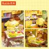 Rolife  Building Blocks Pompompurin Diy Miniature Breakfast House Handmade Assembly Toys Desktop Decoration Models Gifts