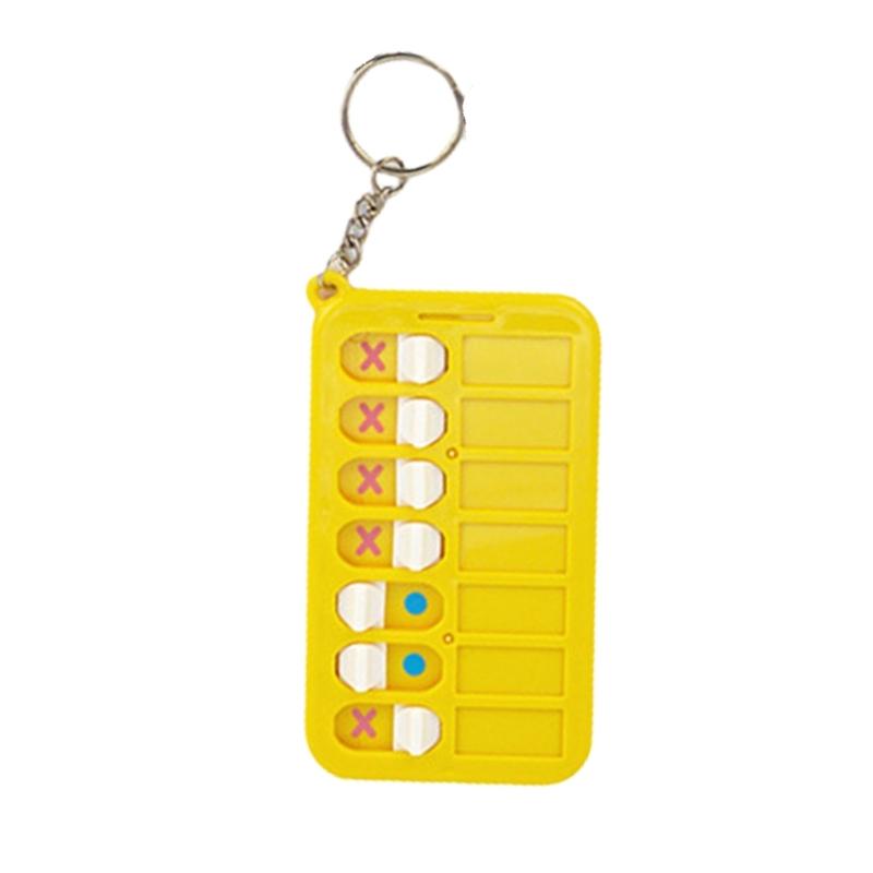 Daily Schedule Keyring Chore Chart Keychains Elderly Reminder Board Car Keychain Daily Plan Board Keyrings