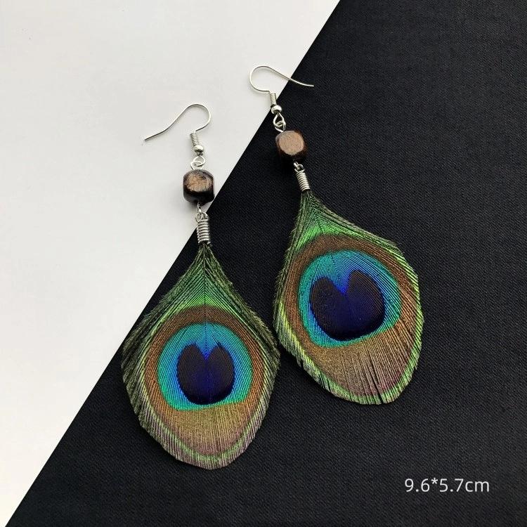 

Unique Exaggerate Feather Earrings Creative Feathers Long Earrings Trendy Boho Big Earrings Women Statement Jewelry Wholesale 09
