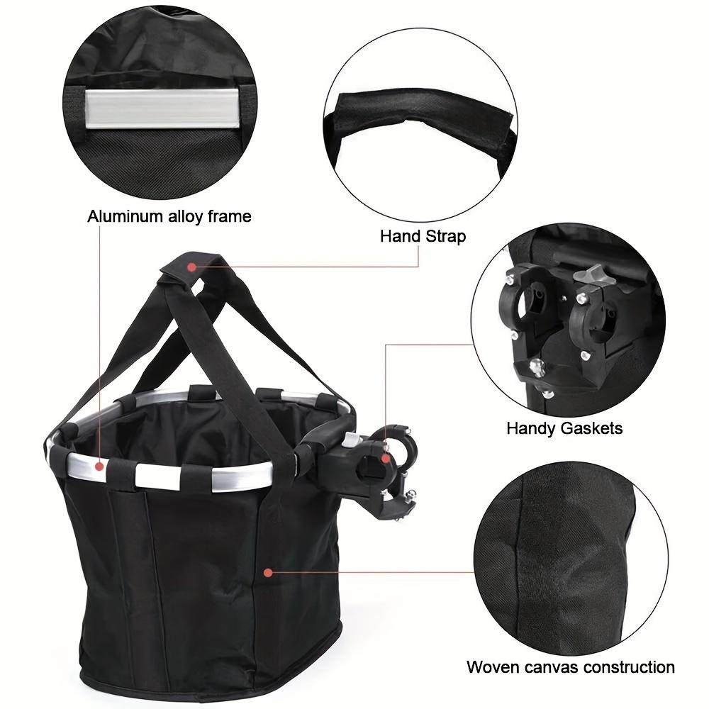 Outdoor Leisure Bicycle Basket Dog Strap Lightweight Detachable Handle Bag