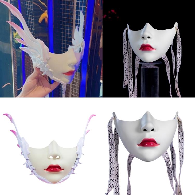Masquerade Mask Mechanical Winged Mask Half Face Mask Masquerade Costume Accessories For Women Men Halloween Cosplay