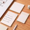 Students School Stationery Memo Pad Transparent Note Paper PET Stickers Transparent Sticky Notes