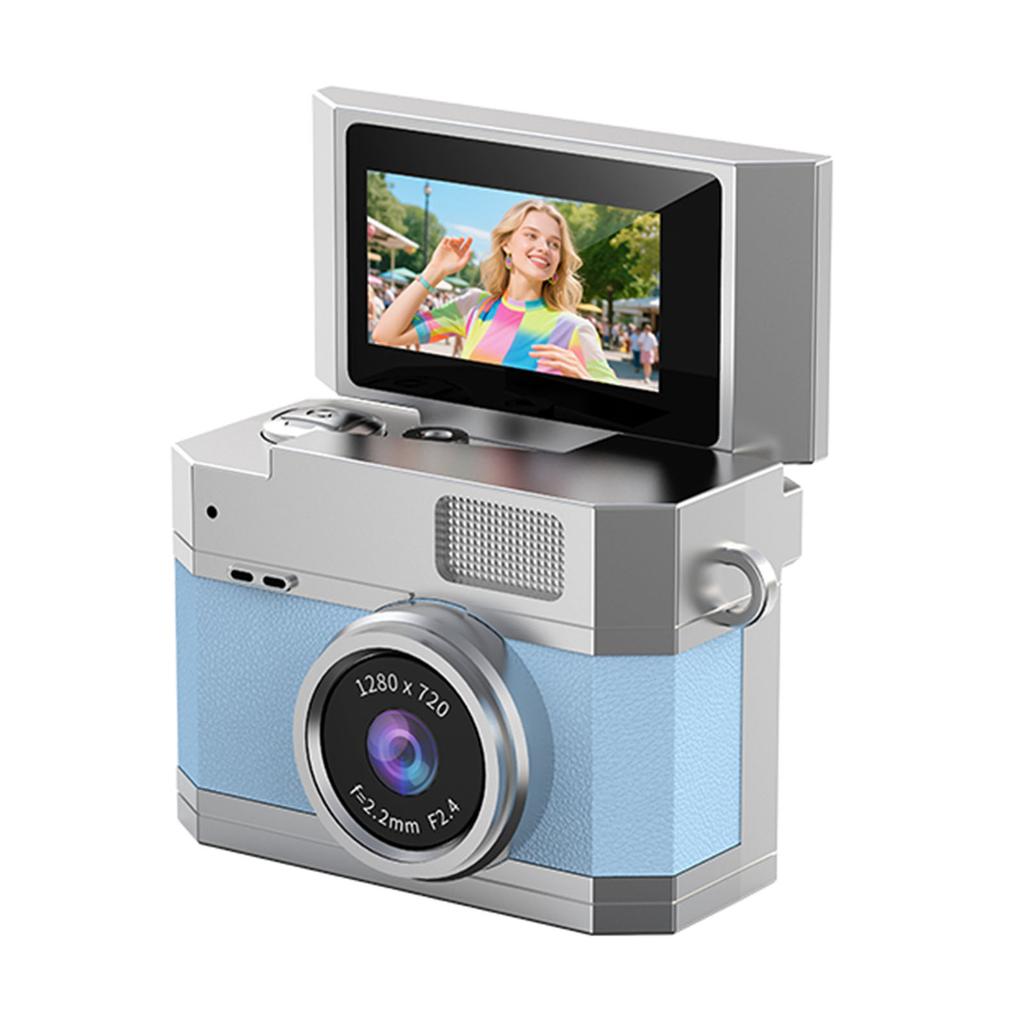 0.96 Inch Mini Camera Retro CCD Digital Camera Vintage Small Camcorder Portable Video Recorder Camera for Outdoor Travel Sports