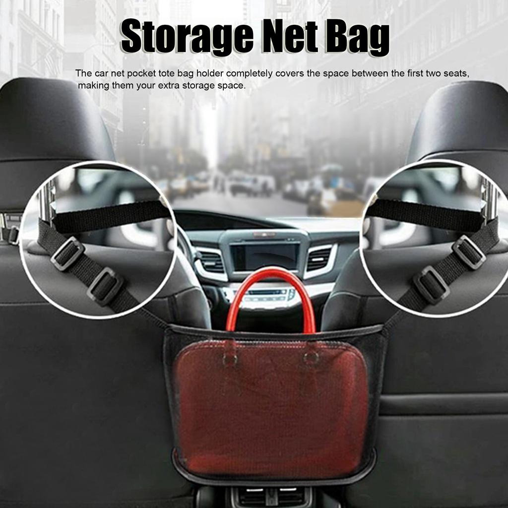 Car Net   Handbag Holder Auto Chair Back Folding Hanging Mesh   Tools