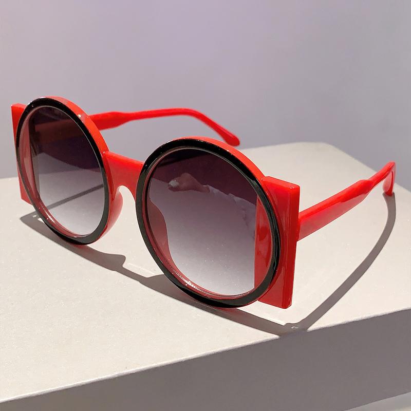 Fashion Irregular Gradient Shades Women Ins Brand Design Sunglasses Multi Color Decor Outdoor Sun Glasses for Ladies