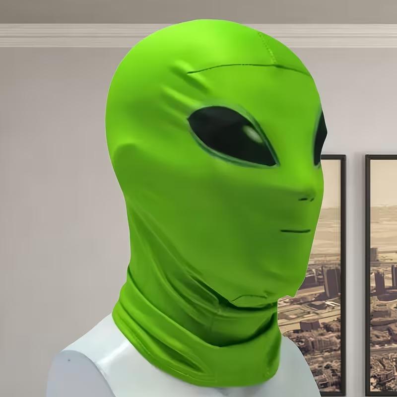 Copricapo alieno, perfetto per costumi da cosplay, feste, balli in maschera e altre occasioni speciali, caratterizzato da una fantastica maschera con stampa digitale 3D.