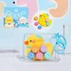 Hanging Decoration Happy Sailor Duck Keychain Fun Design Throwing Stone Pendant  Children's Play