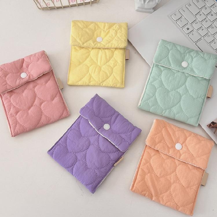 Sanitary Napkin Storage Bag,Portable Reusable Menstrual Pads Pouch for Women Feminine Care,Tampons Holder for Purse
