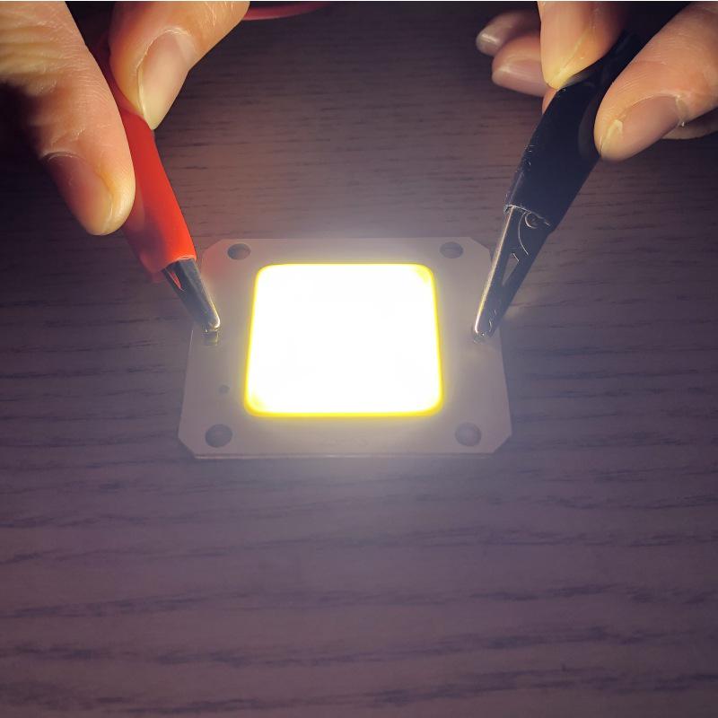 12V 50W Driver-Free COB LED Light Board, Warm White High-Brightness Light Chip.