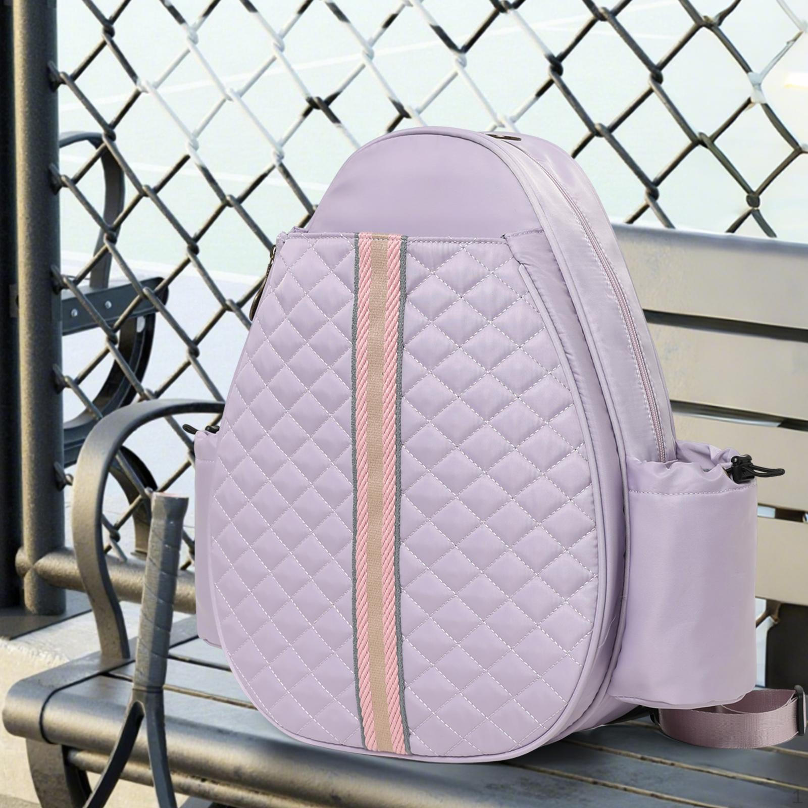 

Сумка для бадминтонной ракетки, Сумка-рюкзак через плечо для пиклбольных ракеток, Портативная, Кроссбоди, для женщин и мужчин